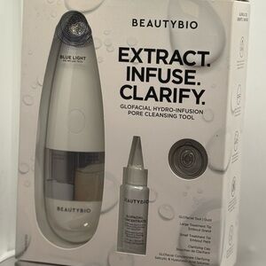 BeautyBio GloFacial Hydro-Infusion Pore Cleansing Tool - White